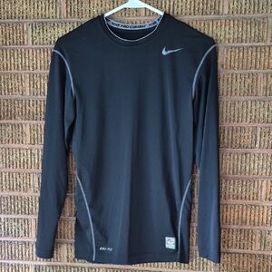 Nike Pro Combat Black Long Sleeve Top